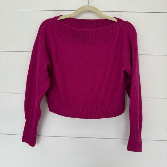 & Other Stories Women’s Small Pink Cropped Sweater - Picture 1 of 5